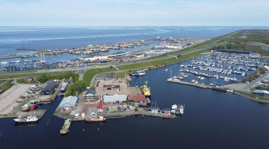 Waterhuisjes Op De Pier Van Lauwersmeerplezier! Lauwersoog Esterno foto